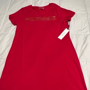 New Lipstick Calvin Klein Dress Size L